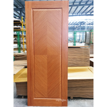 Go-mdt01 Porte de placage en bois naturel Porte en bois intérieur moderne porte de chêne rouge hdf